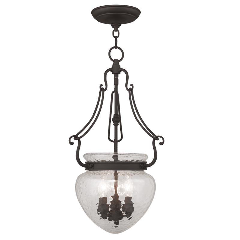 Livex Duchess 3 Light Bronze Chain Lantern  - C185-5043-07