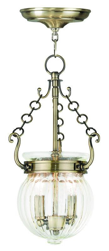 Livex Everett 2 Light Antique Brass Pendant - C185-50503-01