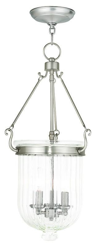 Livex Coventry 3 Light Brushed Nickel Pendant - C185-50517-91