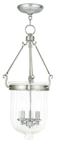 Livex Coventry 3 Light Brushed Nickel Pendant - C185-50517-91