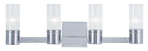 Livex Midtown  4 Light Polished Chrome Bath Light - C185-50684-05