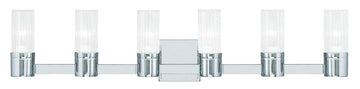 Livex Midtown  6 Light Polished Chrome Bath Light - C185-50685-05