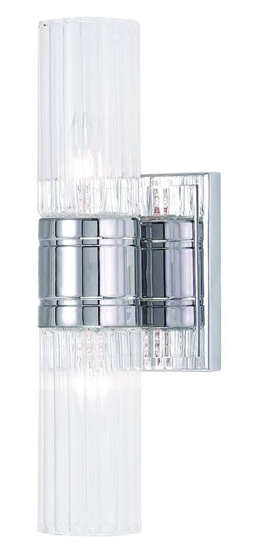 Livex Midtown  2 Light Polished Chrome Bath Light - C185-50692-05