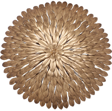 6 Light Antique Gold Floral Sconce - C193-507-GA