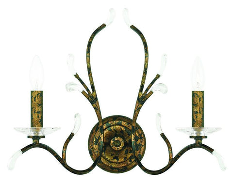 Livex Serafina 2 Light VBR Wall Sconce - C185-51002-71