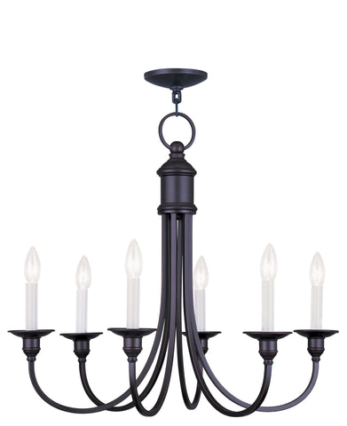 Livex Cranford 6 Light Olde Bronze Chandelier - C185-5146-67