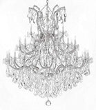 Set of 2-1 Chandelier Crystal Lighting Empress Crystal (TM) H38" W37" and 1 Large Foyer/Entryway Maria Theresa Empress Crystal (tm) Chandeliers Lighting! H 60" W 52" - CS/1/21510/15+1 + CS/B12/2756/36+1