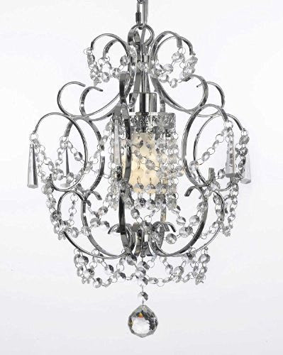Chrome Crystal Chandelier Lighting H 15" W 11.5" - J10-26019/1