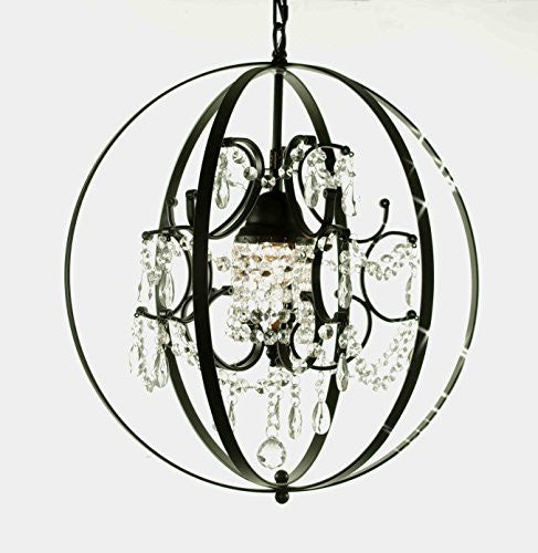 Spherical Orb Crystal Chandelier Lighting H17.5" W17.5" - J10-B64/26030/1