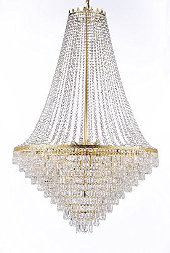 French Empire Empress Crystal (Tm) Chandelier Lighting H66" W44" - A93-864/24