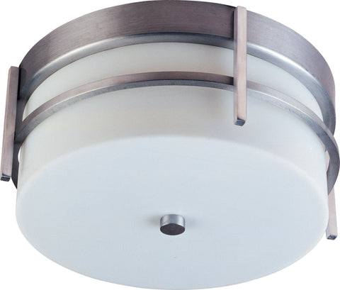 Luna LED 2-Light Outdoor Ceiling Mount Brushed Metal - C157-55217WTBM