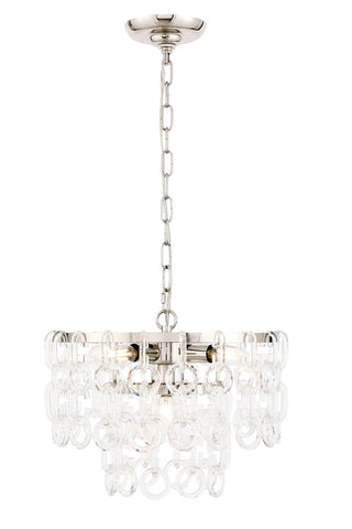 ZC121-1713D16PN - Urban Classic: Debutante 5 light Polished Nickel Pendant