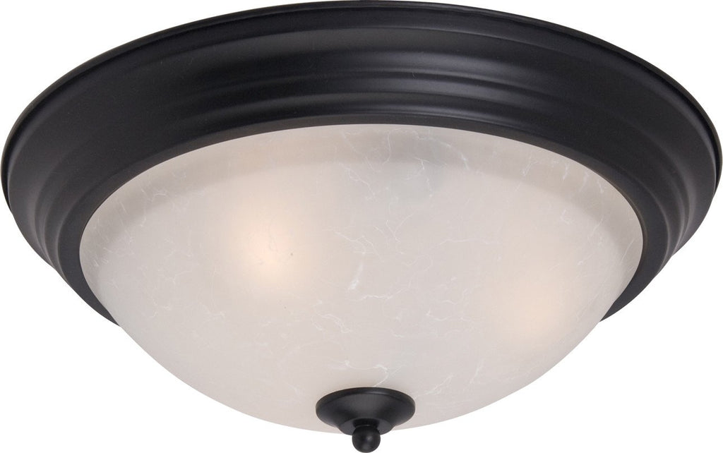 Essentials 2-Light Flush Mount Black - C157-5841ICBK