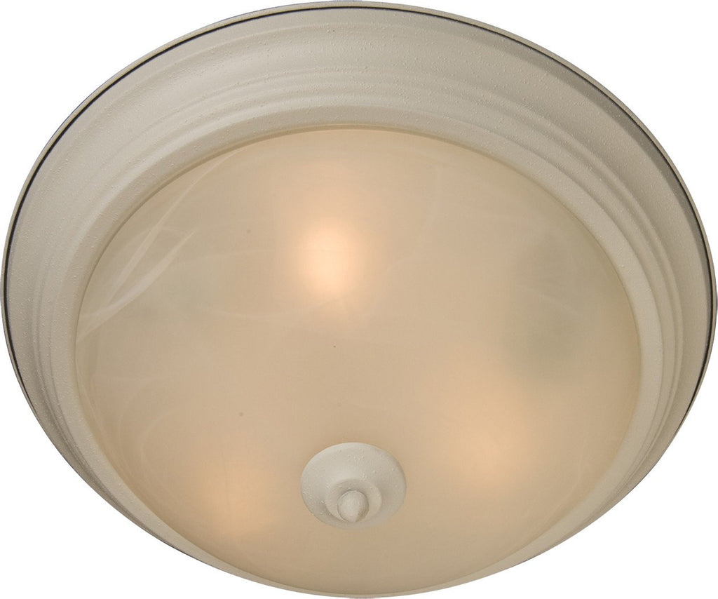 Essentials 3-Light Flush Mount Textured White - C157-5842MRTW