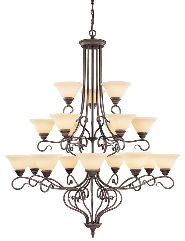 Livex Coronado 18 Light Imperial Bronze Chandelier - C185-6139-58