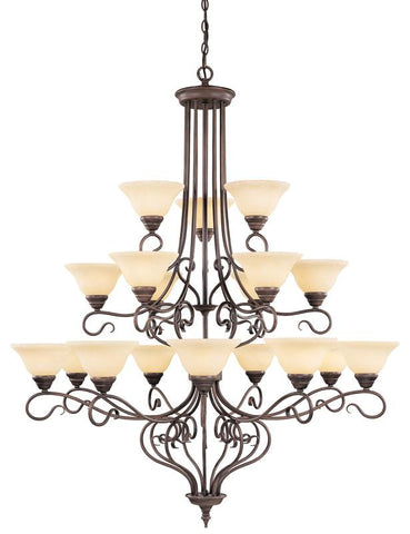 Livex Coronado 18 Light Imperial Bronze Chandelier - C185-6139-58