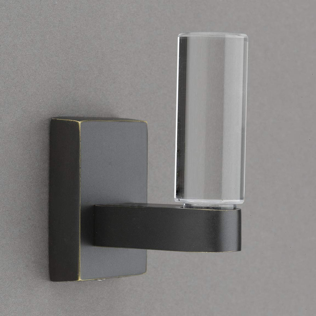 Belle Crystal Collection Bronze Towel Hook/Robe Hook - Good for Kitchen, Bathroom, Bedroom, Or Closet Hardware - P100-13/4557