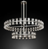 Archanne Round 2-Tier Chandelier Lighting 60" Great For The Family Room, Living Room, Entryway, Foyer, And More - A500-CS/4511/108