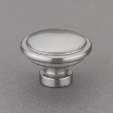 Louvre Collection 1" Knob Pulls Handle Hardware Satin Nickel Finish Great for Kitchen or Bathroom Cabinets, Drawers, Dressers, and More!