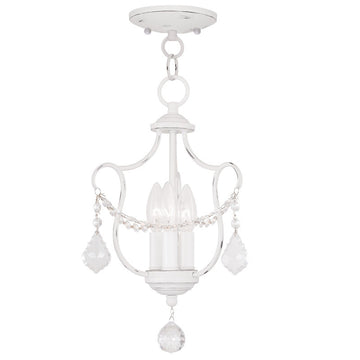 Livex Chesterfield 3 Light AW Chain Hang/Ceiling Mount - C185-6420-60