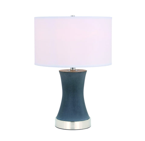 ZC121-TL3036PN - Regency Decor: Knox 1 light Polised Nickel Table Lamp