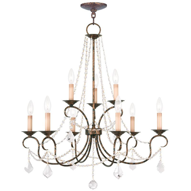 Livex Pennington 9 Light VBR Chandelier - C185-6519-71