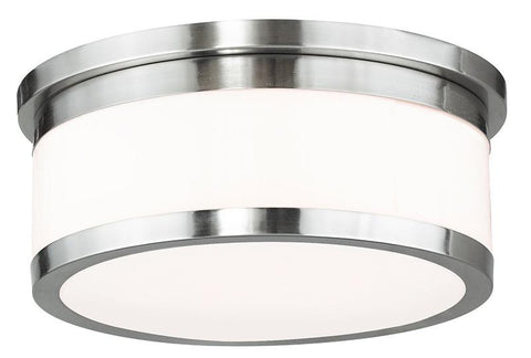 Livex Stafford 3 Light Brushed Nickel Ceiling Mount - C185-65503-91