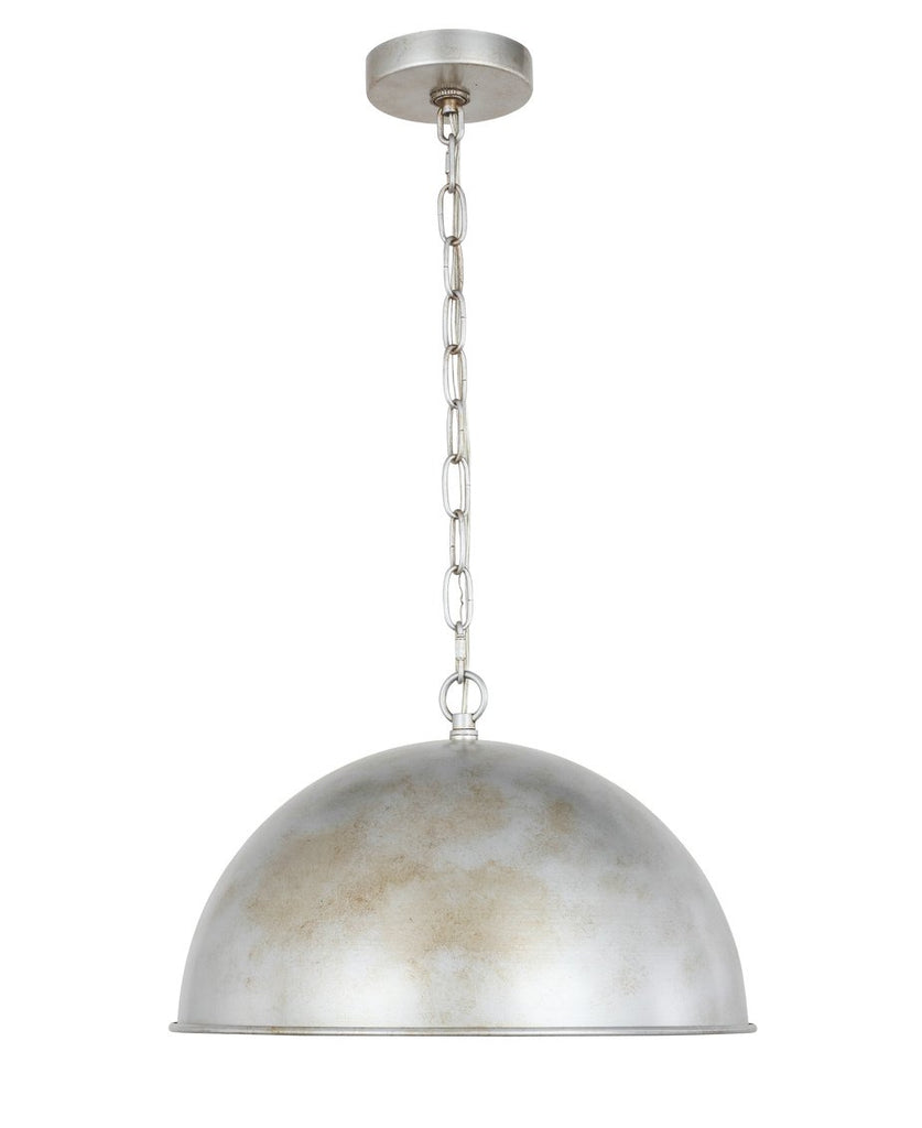 ZC121-LD6013D15S - Living District: Merce 1 light Vintage Sliver pendant