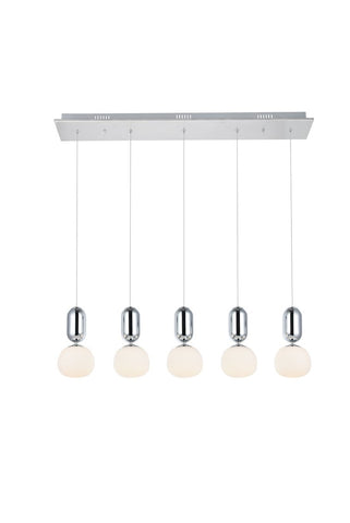 ZC121-5107D5C - Regency Lighting: Lea 5 light in Chrome Pendant