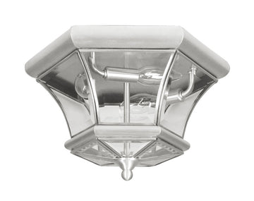 Livex Monterey/Georgetown 3 Light Brushed Nickel Ceiling Mount - C185-7053-91