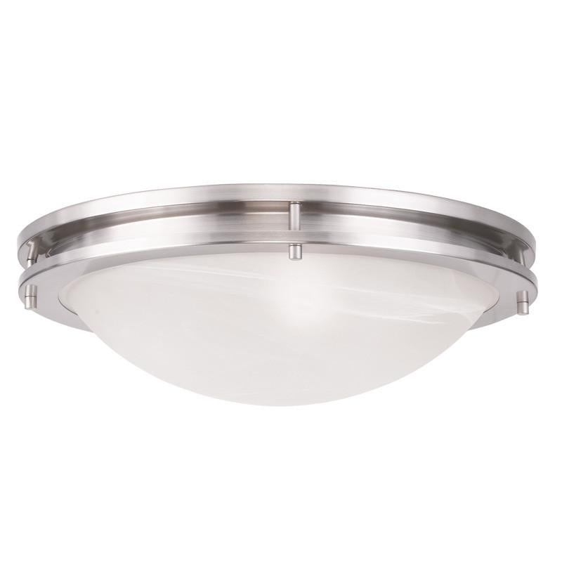 Livex Ariel 3 Light Brushed Nickel Ceiling Mount - C185-7059-91