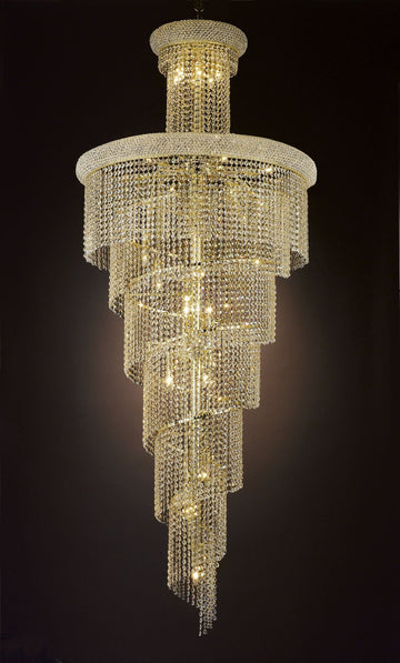 French Empire Empress Crystal (tm) Chandelier Chandeliers Lighting H 72" W 30" - G93-CG/2163/34