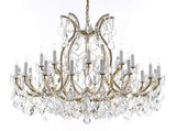 Crystal Chandelier Lighting Chandeliers H35" X W46" Great for The Foyer, Entry Way, Living Room, Family Room and More! - A83-B62/2MT/24+1