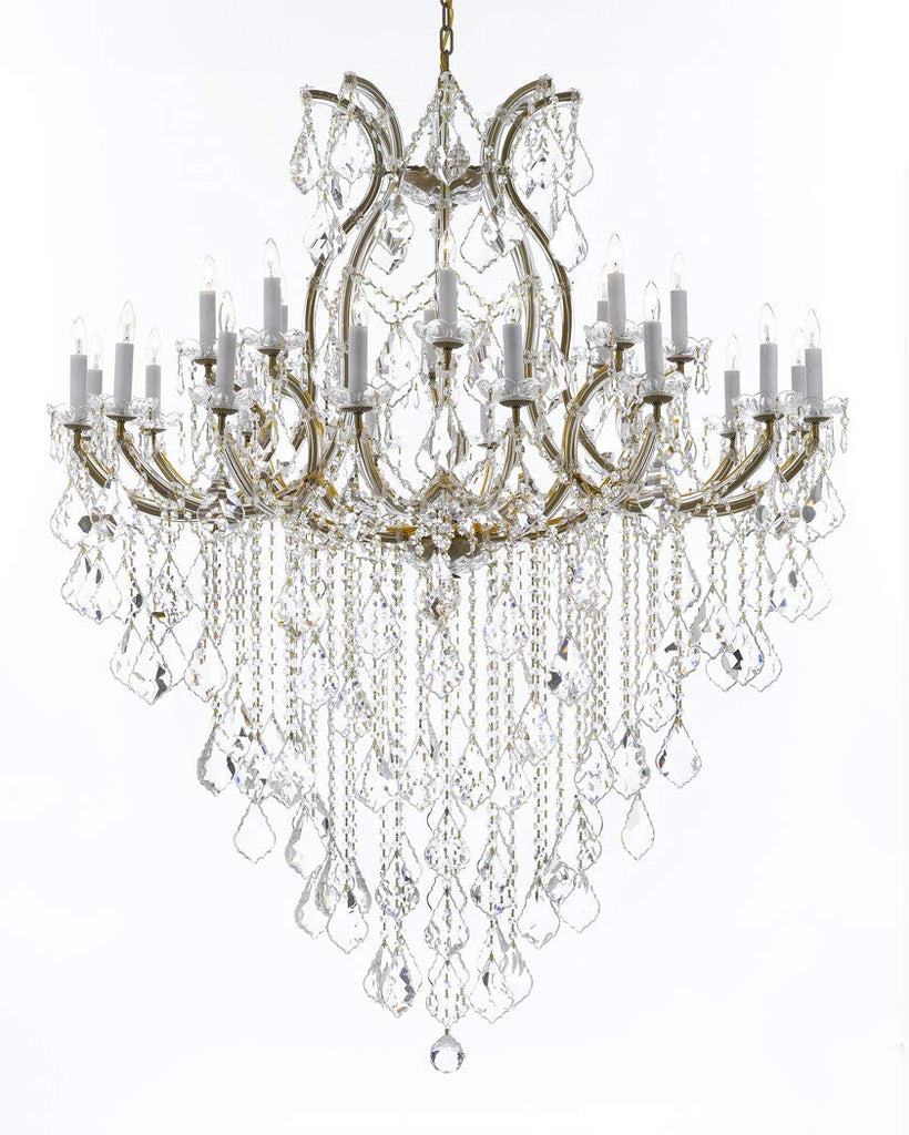 Crystal Chandelier Lighting Chandeliers H59" X W46" Great for The Foyer, Entry Way, Living Room, Family Room and More! - A500-B12/2MT/24+1