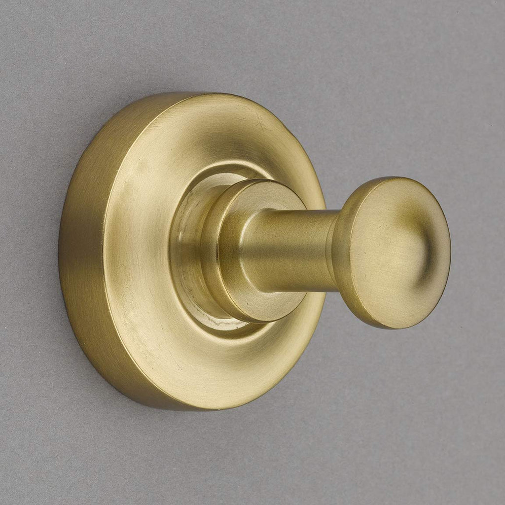 Nouveaux Collection Burnished Brass 2" Towel Hook/Robe Hook - Good for Kitchen, Bathroom, Bedroom, Or Closet Hardware - P100-11/4555