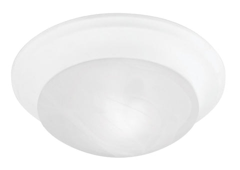 Livex Omega 1 Light White Ceiling Mount - C185-7301-03