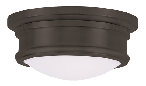 Livex Astor 2 Light Bronze Ceiling Mount - C185-7341-07