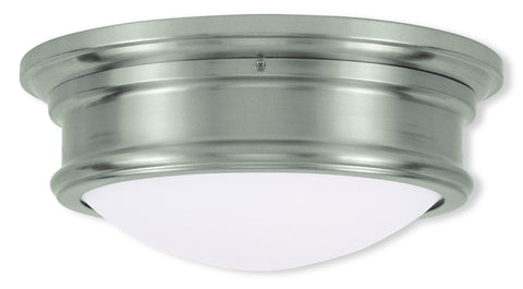 Livex Astor 2 Light Brushed Nickel Ceiling Mount - C185-7342-91