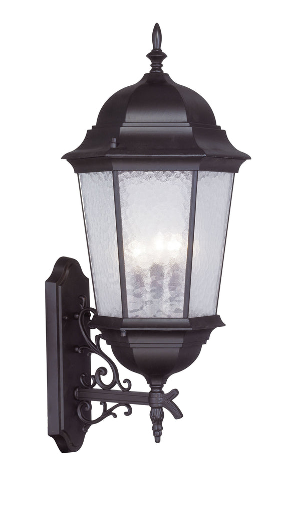 Livex Hamilton 3 Light Bronze Outdoor Wall Lantern - C185-7566-07