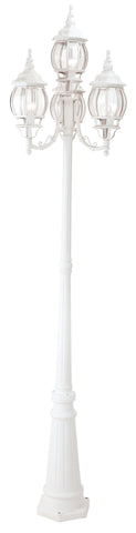 Livex Frontenac 4 Light White Outdoor 4 Head Post - C185-7711-03