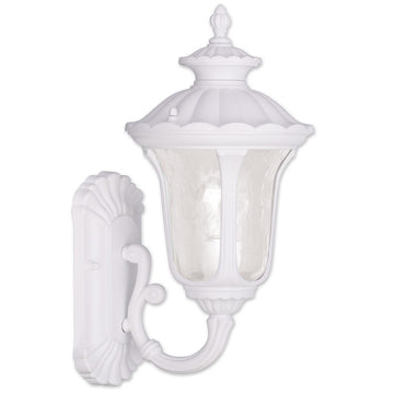 Livex Oxford 1 Light White Outdoor Wall Lantern - C185-7850-03