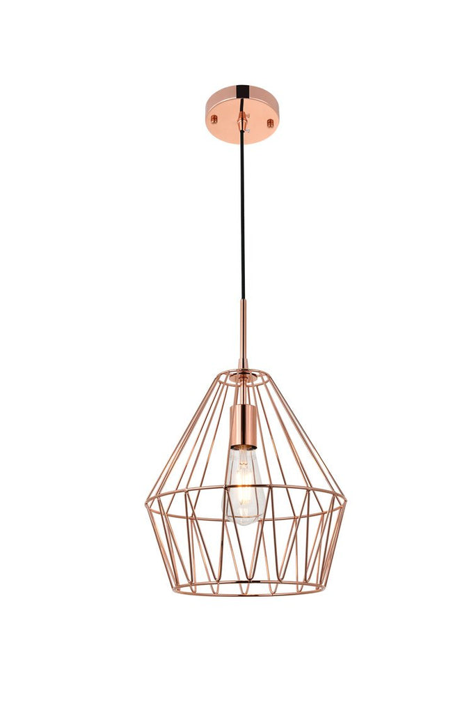 ZC121-LD4008D11G - Living District: Candor 1 light rose gold Pendant