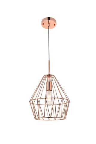 ZC121-LD4008D11G - Living District: Candor 1 light rose gold Pendant