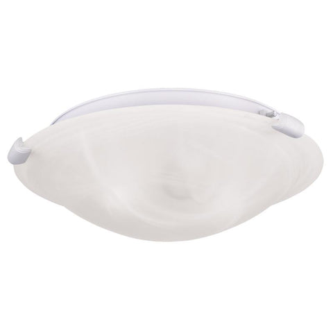 Livex Oasis 2 Light White Ceiling Mount - C185-8010-03