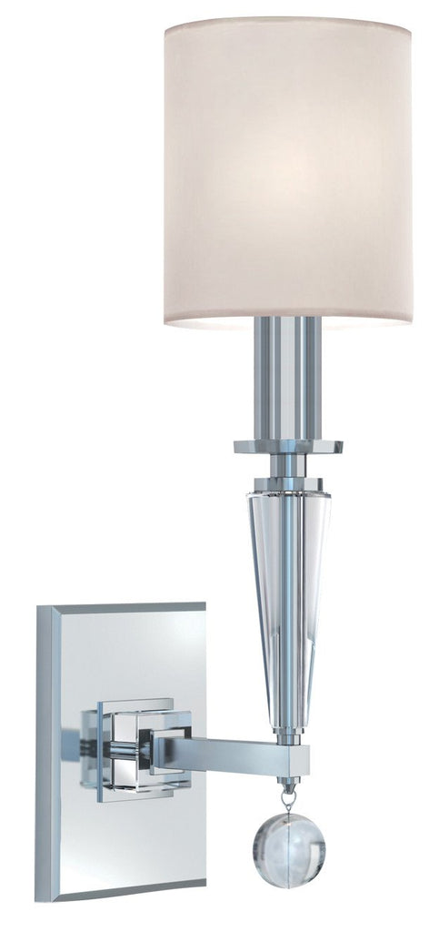 1 Light Polished Nickel Modern Sconce - C193-8101-PN