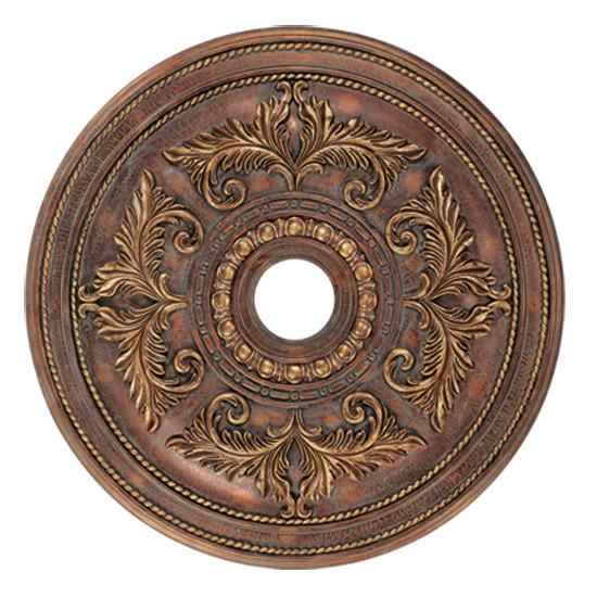 Livex Ceiling Medallions Crackled Greek Bronze Ceiling Medallion - C185-8210-30