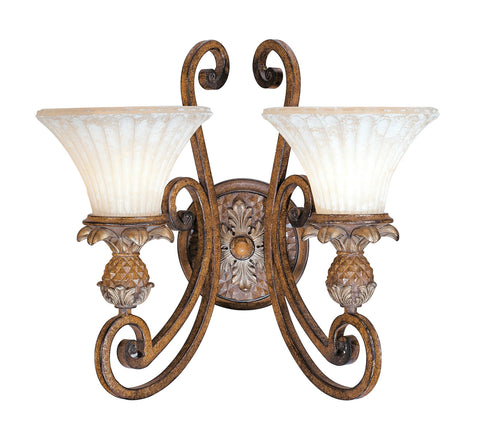 Livex Savannah 2 Light Venetian Patina Wall Sconce - C185-8452-57