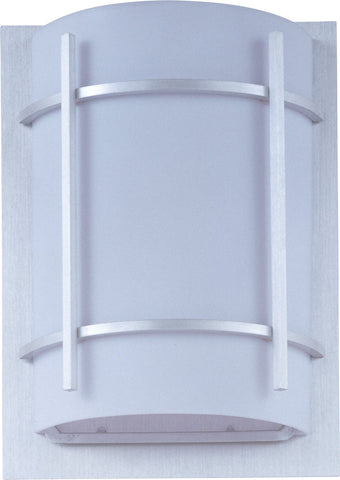 Luna 1-Light Outdoor Wall Lantern Brushed Metal - C157-85215WTBM