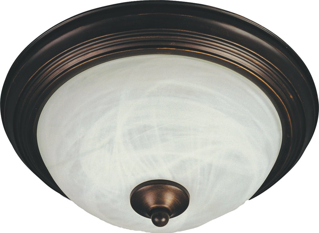 2-Light Flush Mount Oil Rubbed Bronze - C157-85841MROI