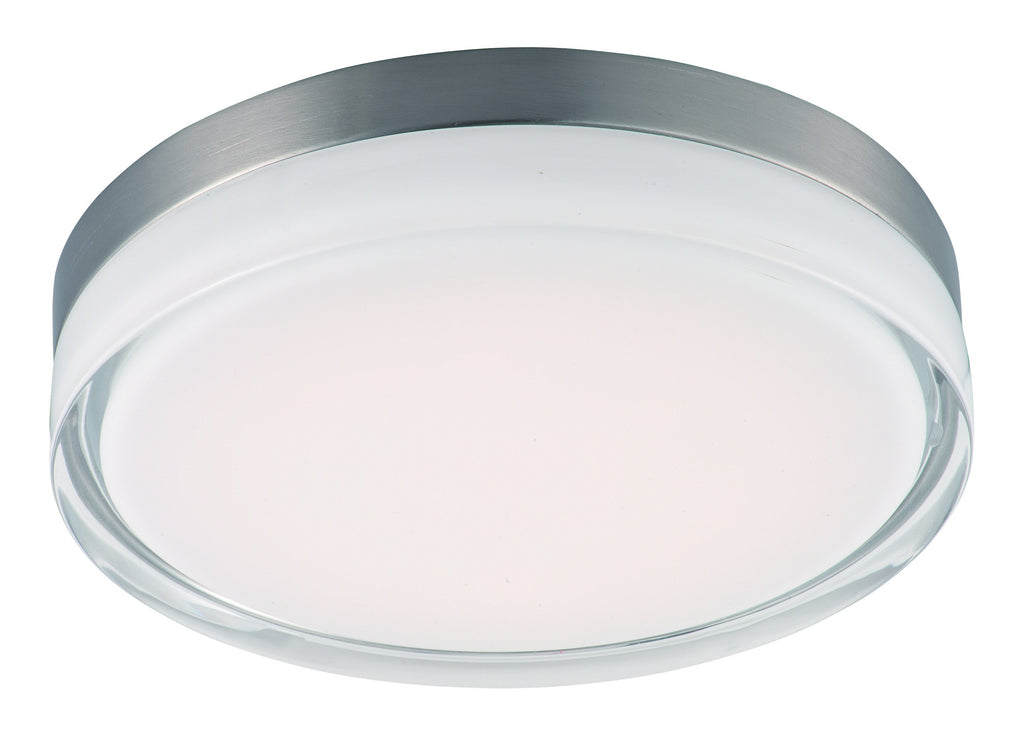 Illuminaire LED Flush Mount Satin Nickel - C157-87634CLWTSN